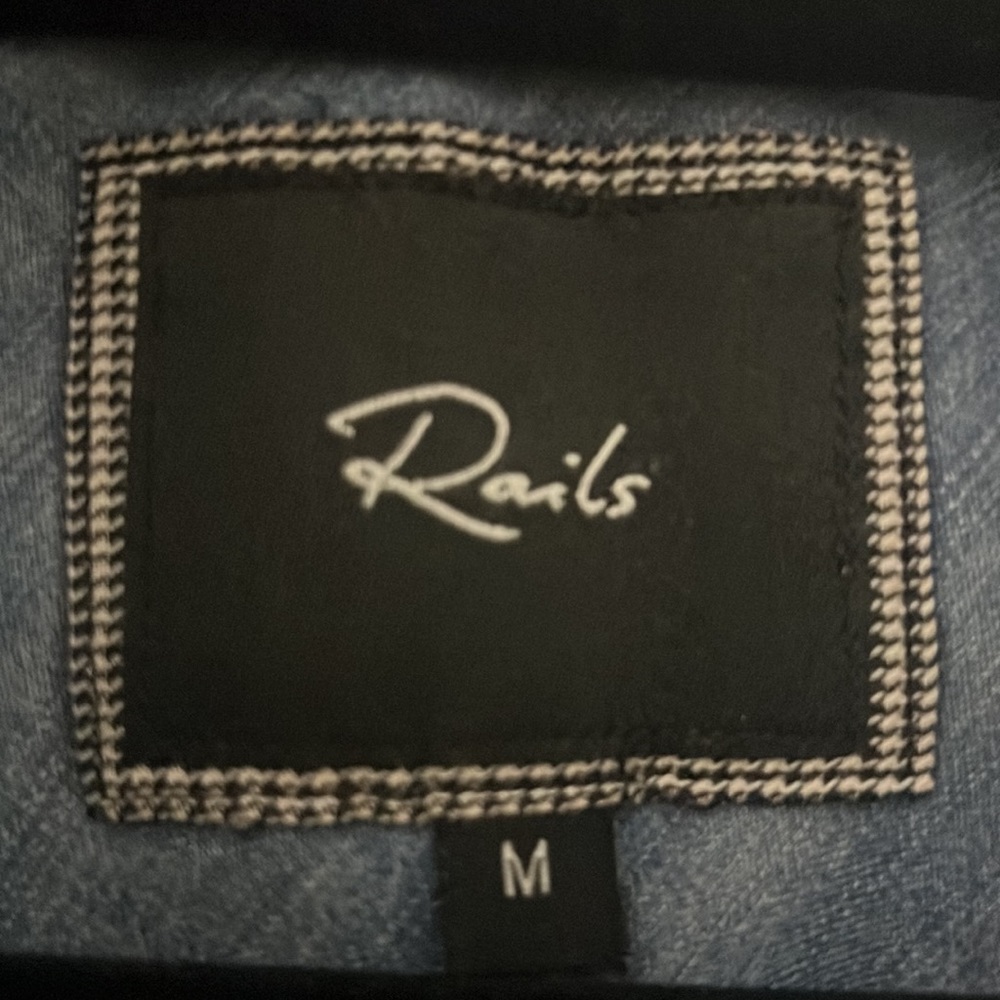 Rails Denim Button Down, Women’s Size M - image 3